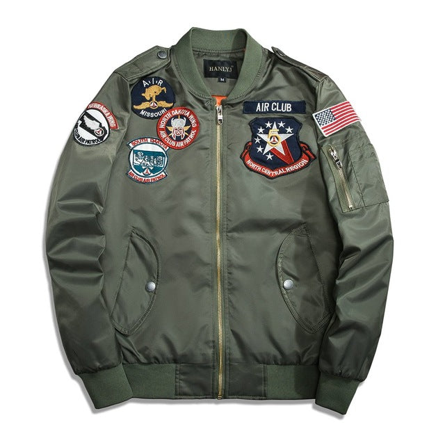 New Retro Street Fashion Flight Bomber MA1 jacket - New Retro Streetwear Newretro.Net