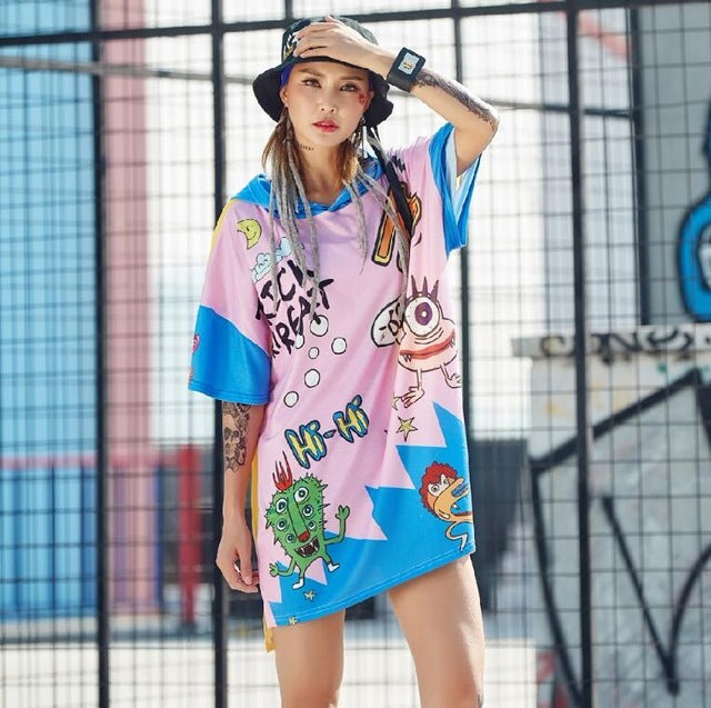 Hooded Woman Top - New Retro Streetwear Newretro.Net