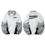 Block Jacket Oversized Streetwear Windbreaker - New Retro Streetwear Newretro.Net
