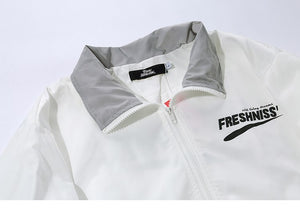 Block Jacket Oversized Streetwear Windbreaker - New Retro Streetwear Newretro.Net
