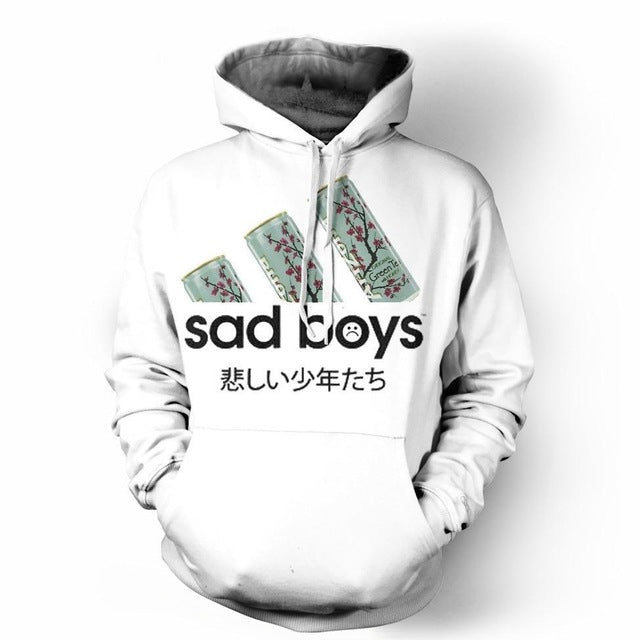 Sad Boy Dont Be Sad Hoodie LEMON HOODY MOSS GREEN – Boys Get Sad Too