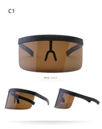Oversize Shield Visor - New Retro Streetwear Newretro.Net