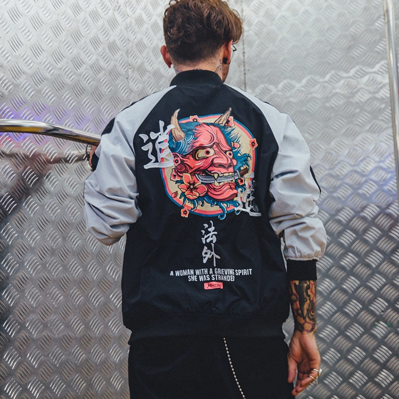 Retro Devil Jacket - New Retro Streetwear Newretro.Net