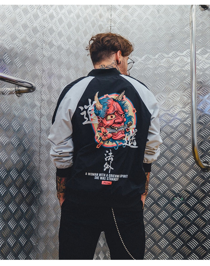 Retro Devil Jacket - New Retro Streetwear Newretro.Net