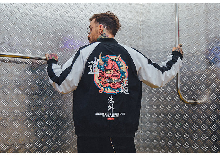 Retro Devil Jacket - New Retro Streetwear Newretro.Net