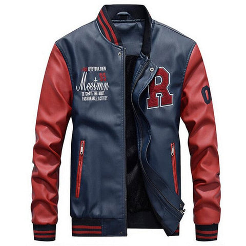Synthwave Leather Jacket 1986