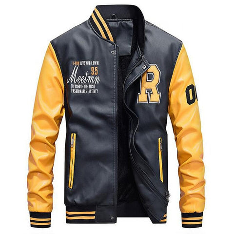 Synthwave Leather Jacket 1984