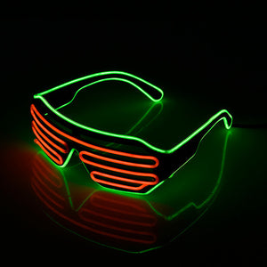LED Neon Glasses - New Retro Streetwear Newretro.Net
