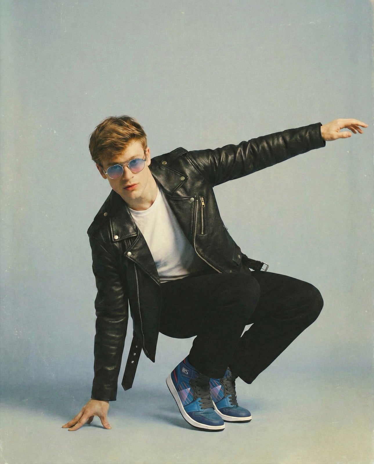 Brooklyn black jacket look